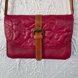 Patricia Nash Torri Small Leather Crossbody Bag